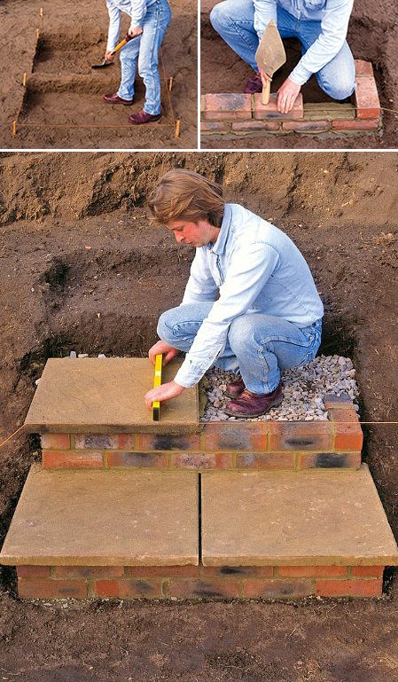 How To Build Garden Steps With Pavers Garden Design Ideas