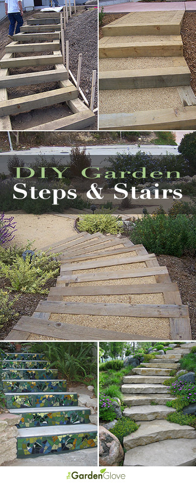 Step By Step DIY Garden Steps Outdoor Stairs The Garden Glove