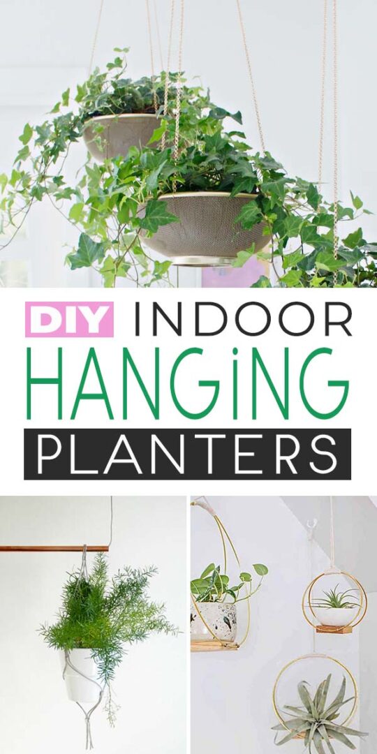 DIY Indoor Hanging Planters that Add Style to your Space • The Garden Glove