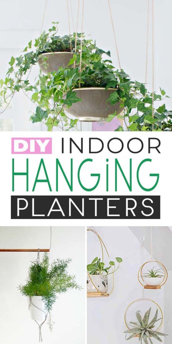 DIY Indoor Hanging Planters that Add Style to your Space • The Garden Glove