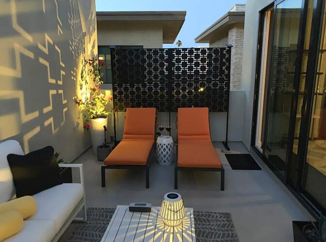 Get the Palm Springs Modern Patio Look With These Trendy Ideas! • The ...
