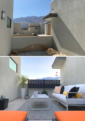 Get the Palm Springs Modern Patio Look With These Trendy Ideas! • The ...