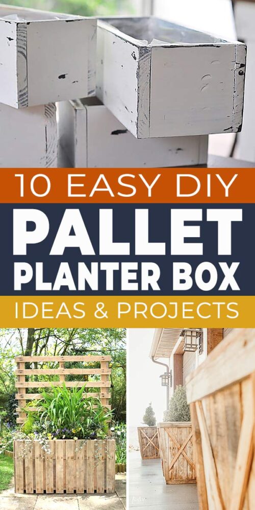 10 Easy DIY Pallet Planter Box Ideas • The Garden Glove